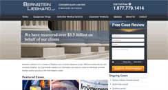 Desktop Screenshot of consumerinjurylawyers.com